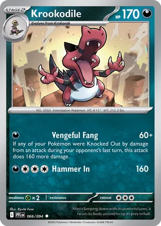 Krookodile - 066/094 - Phantasmal Flames