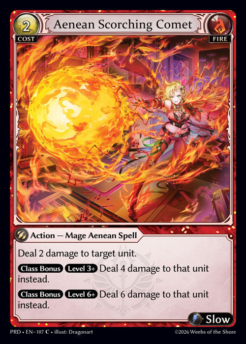 Aenean Scorching Comet - .asphodel/paradise - C Fire