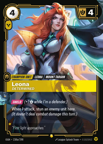 Leona, Determined - 238a/298 - Alternate Art