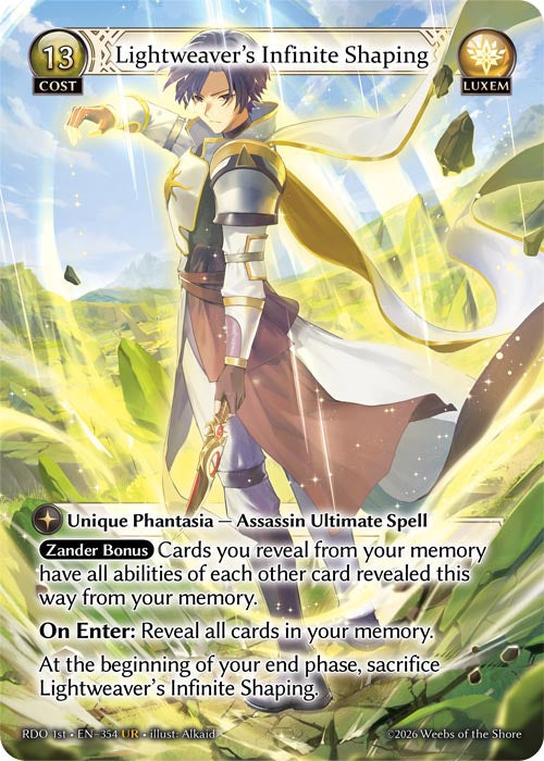 Lightweaver’s Infinite Shaping - Radiant Origins - UR Luxem