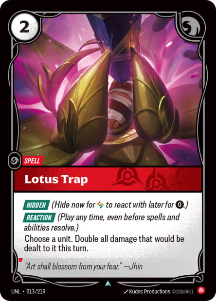 Lotus Trap - 013/219 - U Fury