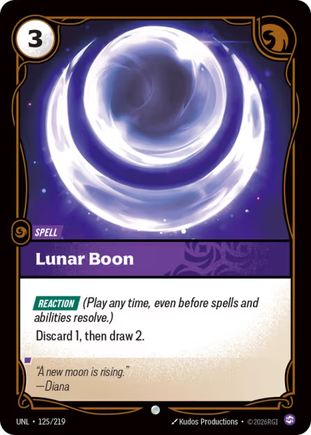 Lunar Boon - 125/219 - C Chaos
