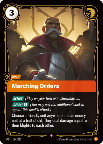 Marching Orders - 114/221 - R Body