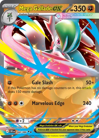 Mega Gallade ex - 048/086 - Chaos Rising
