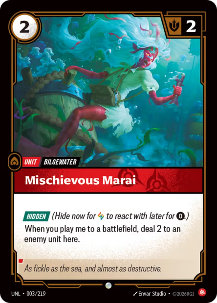 Mischievous Marai - 003/219 - C Fury