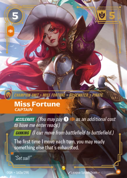 Miss Fortune, Captain - 162a/298 - Alternate Art