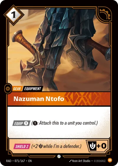Nazuman Ntofo - 071/167 - C Body