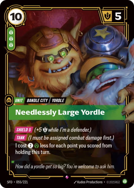 Needlessly Large Yordle - 055/221 - R Calm