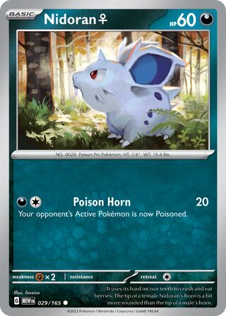 Nidoran ♀ - 029/165 - 151