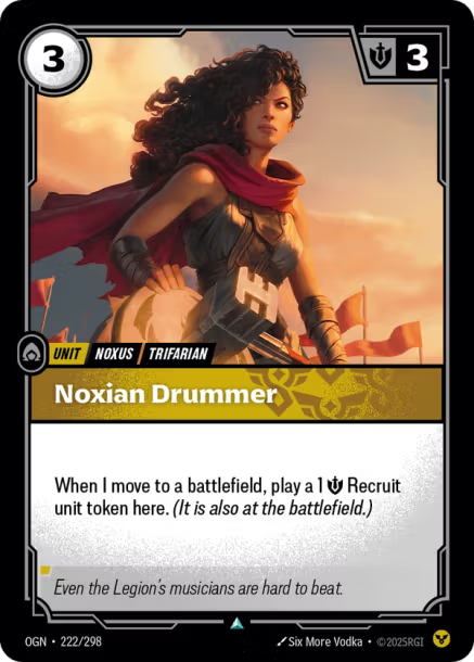 Noxian Drummer - 222/298 - U Order