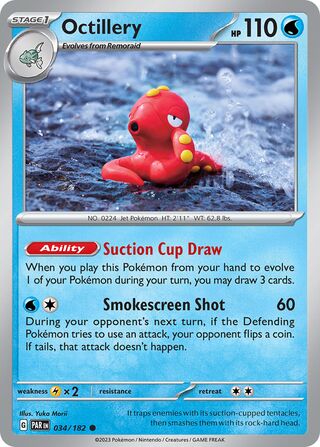 Octillery - 034/182 - Paradox Rift