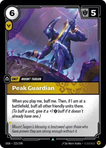 Peak Guardian - 223/298 - U Order
