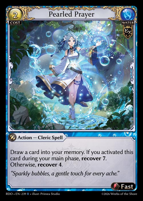 Pearled Prayer - Radiant Origins - R Water