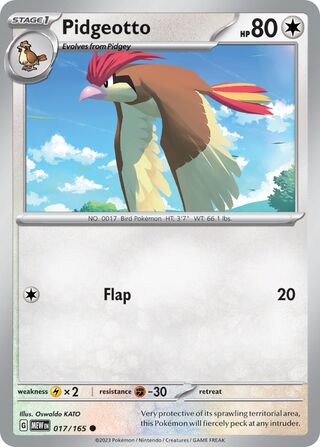 Pidgeotto - 017/165 - 151