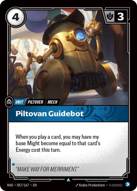 Piltovan Guidebot - 057/167 - U Mind