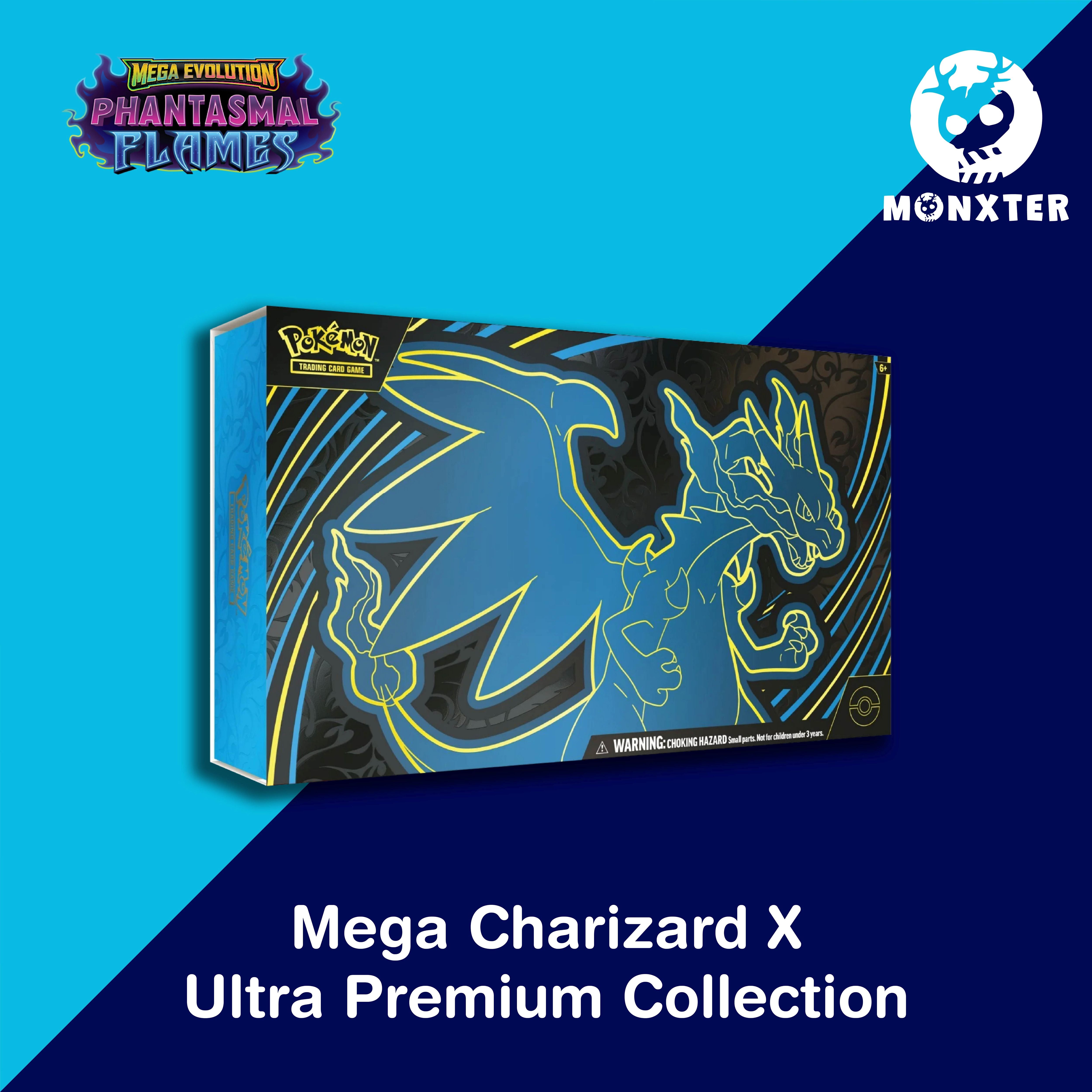 Pokmon TCG - Mega Charizard X Ultra Premium Collection Desk Monxter Pokmon TCG - Mega Charizard X Ultra Premium Collection Desk Monxter
