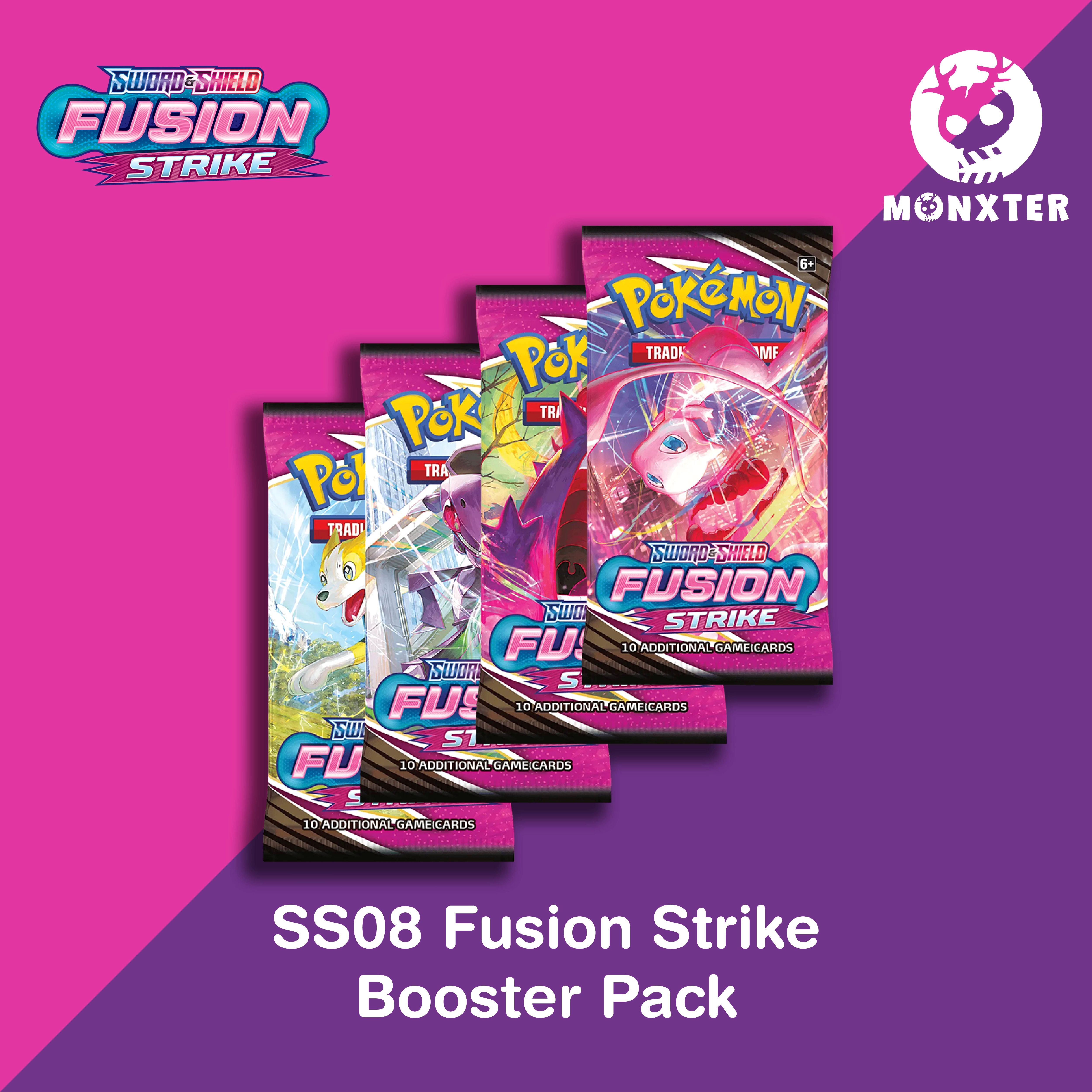 Pokémon TCG: Sword & Shield SS08 Fusion Strike Booster Pack – Desk Monxter