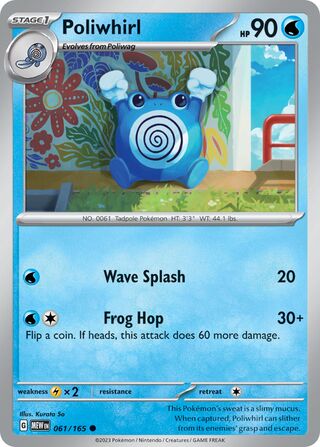 Poliwhirl - 061/165 - 151