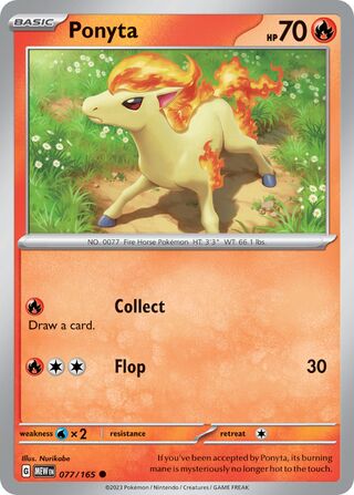 Ponyta - 077/165 - 151