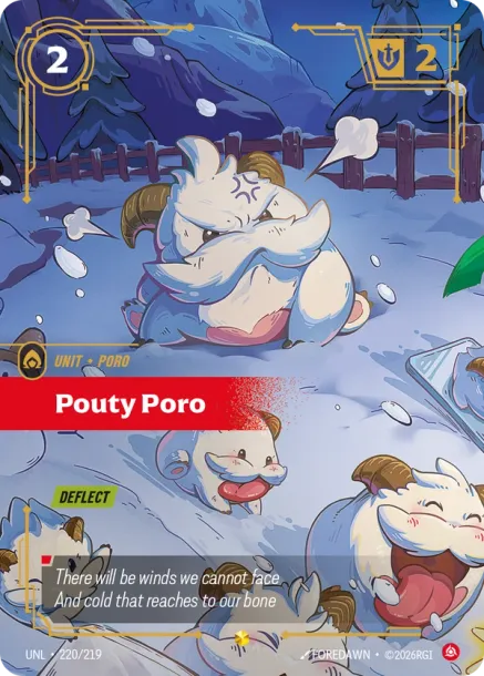 Pouty Poro - 220/219 - Overnumbered