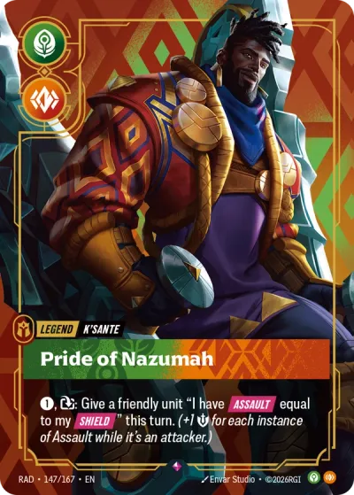 Pride of Nazumah - 147/167 - R Legend