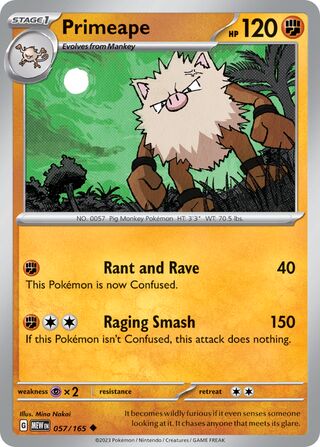 Primeape - 057/165 - 151