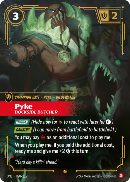 Pyke, Dockside Butcher - 028/219 - Epic Fury