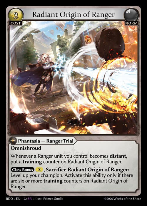 Radiant Origin of Ranger - Radiant Origins - SR Norm
