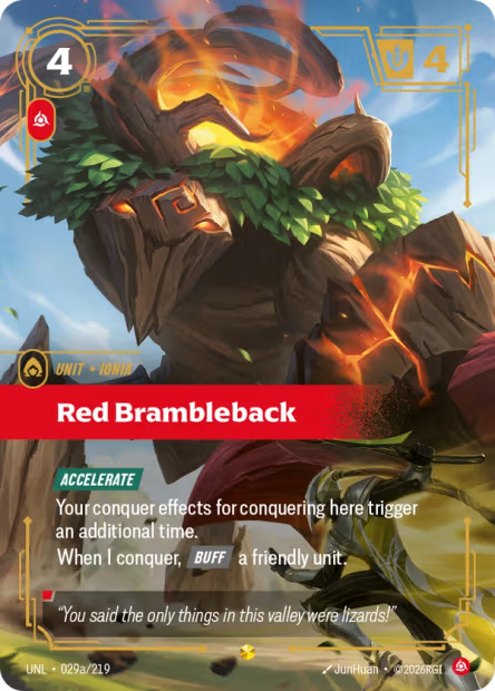 Red Brambleback - 029a/219 - Alternate Art