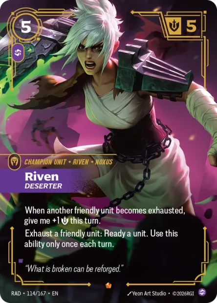 Riven, Deserter - 114/167 - Epic Chaos