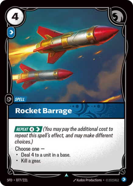 Rocket Barrage - 077/221 - U Mind