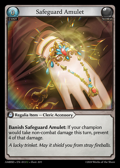 Safeguard Amulet - Mortal Ambition - U Tera