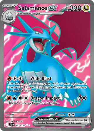 Salamence ex - 177/159 - Journey Together
