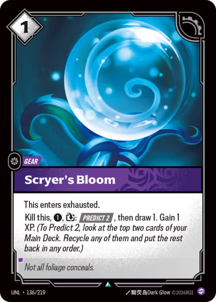 Scryer's Bloom - 136/219 - U Chaos