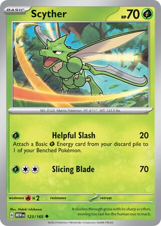 Scyther - 123/165 - 151
