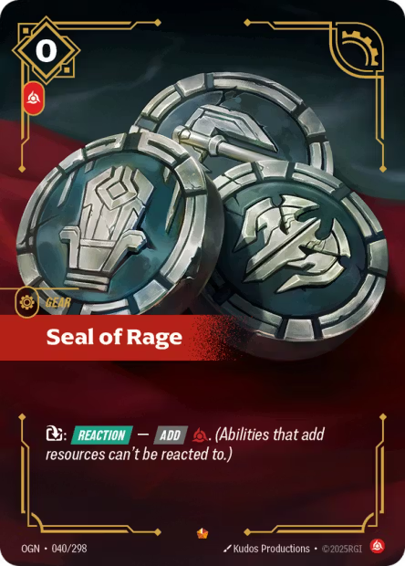 Seal of Rage - 040/298 - E Fury