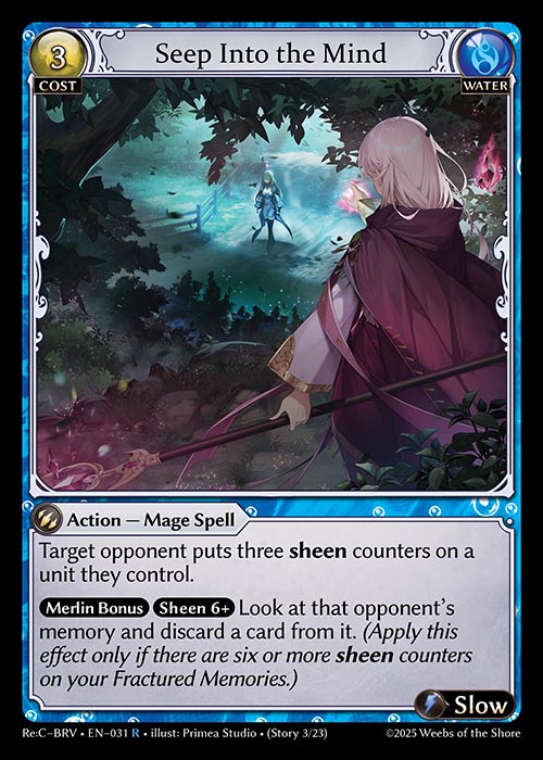 Seep Into the Mind - Merlin Re:Collection Brilliant Vestige - R Water