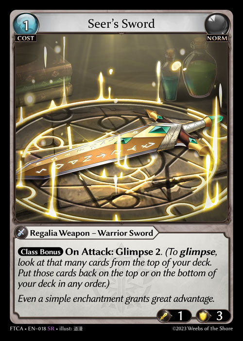 Seer’s Sword - Fractured Crown - SR Norm