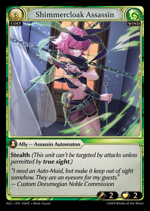 Shimmercloak Assassin - Alchemical Revolution - C Wind