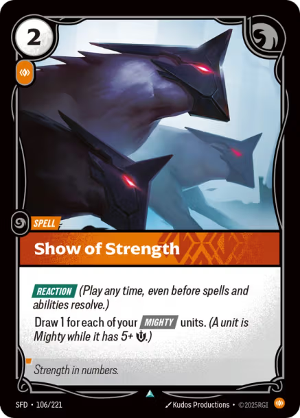 Show of Strength - 106/221 - U Body