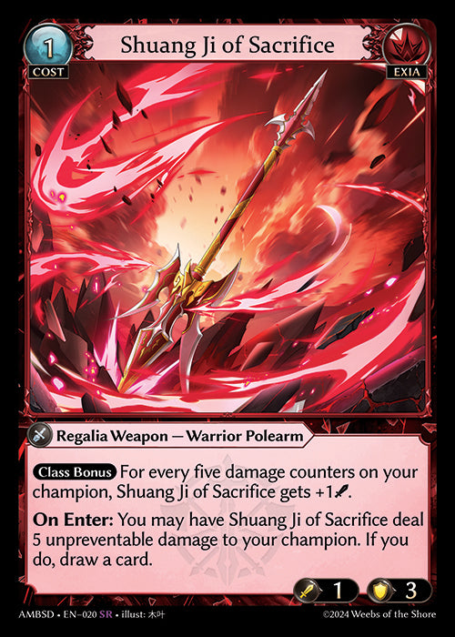Shuang Ji of Sacrifice (Armaments) - Radiant Origins - SR Exia