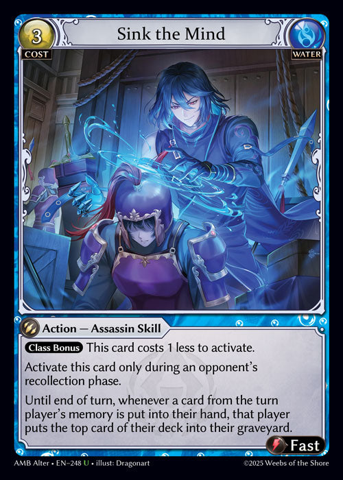 Sink the Mind - Mortal Ambition C Water