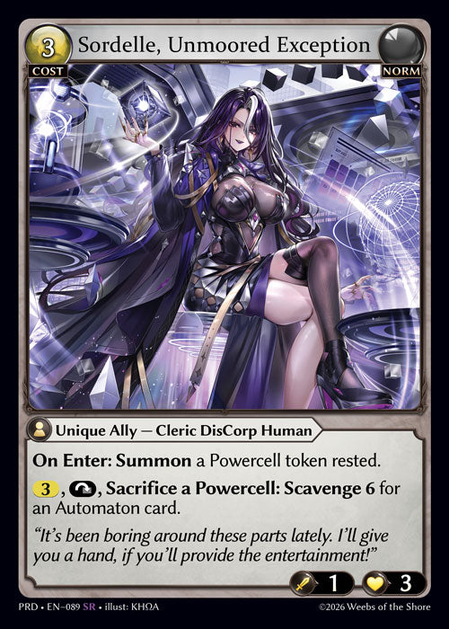 Sordelle, Unmoored Exception - .asphodel/paradise - SR Norm