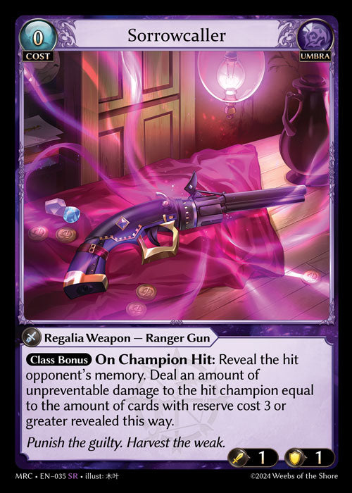 Sorrowcaller - Mercurial Heart - SR Umbra