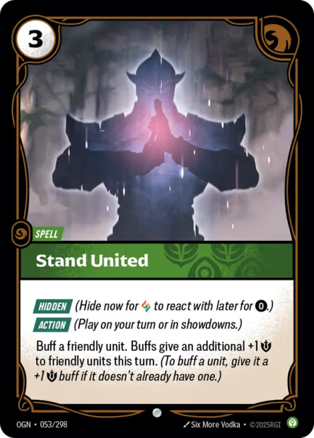 Stand United - 053/298 - C Calm