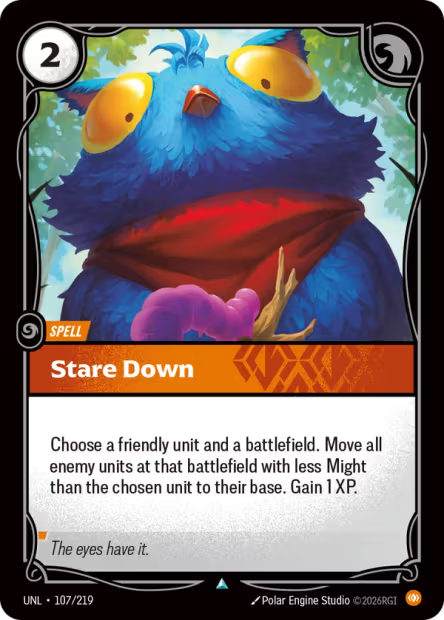 Stare Down - 107/219 - U Body