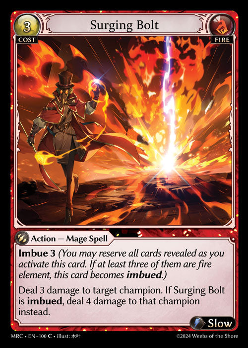 Surging Bolt - Mercurial Heart - C Fire