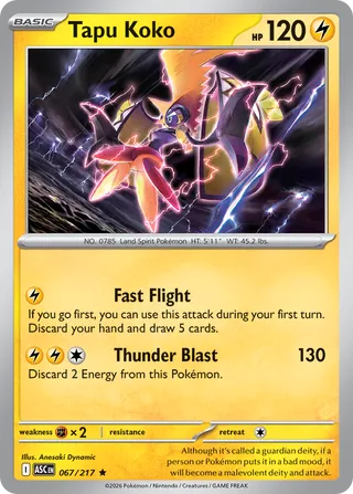 Tapu Koko - 067/217 - Ascended Heroes