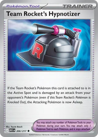Team Rocket's Hypnotizer - 206/217 - Ascended Heroes