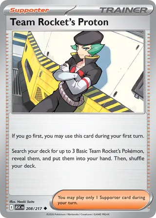 Team Rocket's Proton - 208/217 - Ascended Heroes